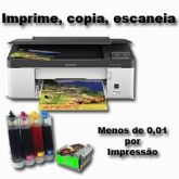 Impressora Multifuncional Epson Tx133 + Bulk + 400ml Tintas